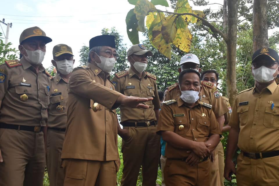 Didampingi Bupati Majene, Ali Baal Pantau Kesiapan Lahan Pembangunan Huntap